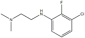 {2-[(3-chloro-2-fluorophenyl)amino]ethyl}dimethylamine Struktur