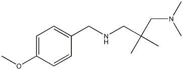 {2-[(dimethylamino)methyl]-2-methylpropyl}[(4-methoxyphenyl)methyl]amine Struktur