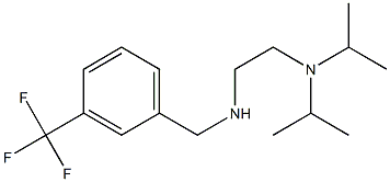 {2-[bis(propan-2-yl)amino]ethyl}({[3-(trifluoromethyl)phenyl]methyl})amine Struktur