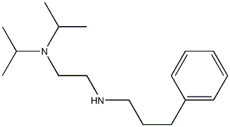 {2-[bis(propan-2-yl)amino]ethyl}(3-phenylpropyl)amine Struktur