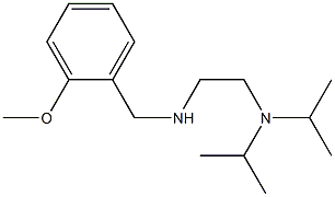 {2-[bis(propan-2-yl)amino]ethyl}[(2-methoxyphenyl)methyl]amine Struktur