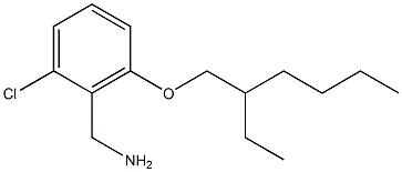 {2-chloro-6-[(2-ethylhexyl)oxy]phenyl}methanamine Struktur