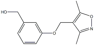 {3-[(3,5-dimethyl-1,2-oxazol-4-yl)methoxy]phenyl}methanol Struktur