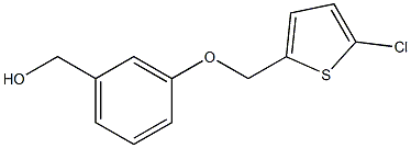 {3-[(5-chlorothiophen-2-yl)methoxy]phenyl}methanol Struktur