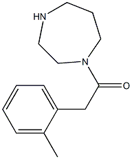 1-(1,4-diazepan-1-yl)-2-(2-methylphenyl)ethan-1-one Struktur