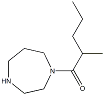 1-(1,4-diazepan-1-yl)-2-methylpentan-1-one Struktur