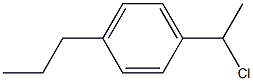 1-(1-chloroethyl)-4-propylbenzene Struktur