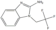 1-(2,2,2-trifluoroethyl)-1H-1,3-benzodiazol-2-amine Struktur