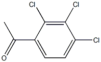 1-(2,3,4-trichlorophenyl)ethan-1-one Struktur