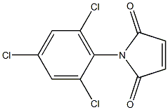 1-(2,4,6-trichlorophenyl)-2,5-dihydro-1H-pyrrole-2,5-dione Struktur