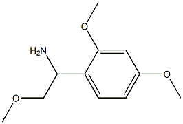 1-(2,4-dimethoxyphenyl)-2-methoxyethanamine Struktur