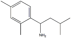 1-(2,4-dimethylphenyl)-3-methylbutan-1-amine Struktur