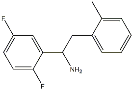 1-(2,5-difluorophenyl)-2-(2-methylphenyl)ethan-1-amine Struktur