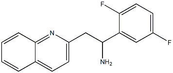 1-(2,5-difluorophenyl)-2-(quinolin-2-yl)ethan-1-amine Struktur