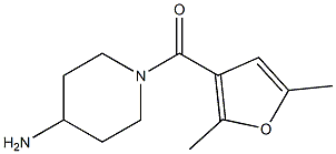 1-(2,5-dimethyl-3-furoyl)piperidin-4-amine Struktur