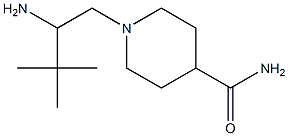 1-(2-amino-3,3-dimethylbutyl)piperidine-4-carboxamide Struktur