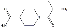 1-(2-aminopropanoyl)piperidine-4-carboxamide Struktur