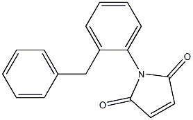 1-(2-benzylphenyl)-2,5-dihydro-1H-pyrrole-2,5-dione Struktur