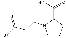 1-(2-carbamothioylethyl)pyrrolidine-2-carboxamide Struktur