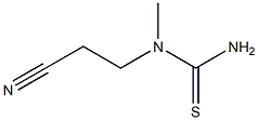 1-(2-cyanoethyl)-1-methylthiourea Struktur