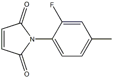 1-(2-fluoro-4-methylphenyl)-2,5-dihydro-1H-pyrrole-2,5-dione Struktur