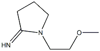 1-(2-methoxyethyl)pyrrolidin-2-imine Struktur