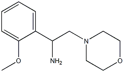 1-(2-methoxyphenyl)-2-morpholin-4-ylethanamine Struktur