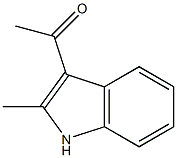 1-(2-methyl-1H-indol-3-yl)ethan-1-one Struktur