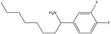 1-(3,4-difluorophenyl)octan-1-amine Struktur