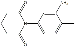 1-(3-amino-4-methylphenyl)piperidine-2,6-dione Struktur