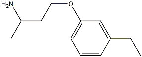 1-(3-aminobutoxy)-3-ethylbenzene Struktur