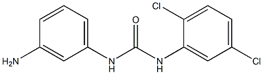 1-(3-aminophenyl)-3-(2,5-dichlorophenyl)urea Struktur