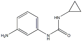 1-(3-aminophenyl)-3-cyclopropylurea Struktur