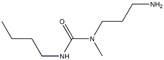 1-(3-aminopropyl)-3-butyl-1-methylurea Struktur