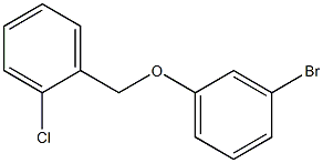 1-(3-bromophenoxymethyl)-2-chlorobenzene Struktur