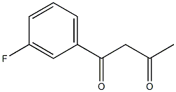 1-(3-fluorophenyl)butane-1,3-dione Struktur