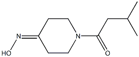 1-(3-methylbutanoyl)piperidin-4-one oxime Struktur