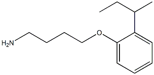 1-(4-aminobutoxy)-2-(butan-2-yl)benzene Struktur