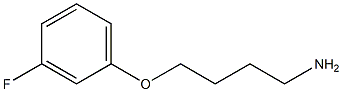 1-(4-aminobutoxy)-3-fluorobenzene Struktur