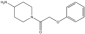 1-(4-aminopiperidin-1-yl)-2-phenoxyethan-1-one Struktur