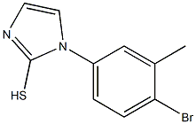 1-(4-bromo-3-methylphenyl)-1H-imidazole-2-thiol Struktur