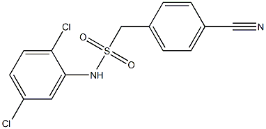 1-(4-cyanophenyl)-N-(2,5-dichlorophenyl)methanesulfonamide Struktur