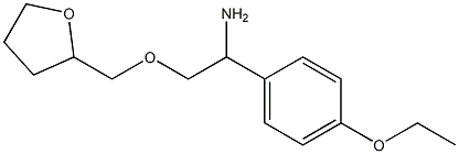 1-(4-ethoxyphenyl)-2-(oxolan-2-ylmethoxy)ethan-1-amine Struktur