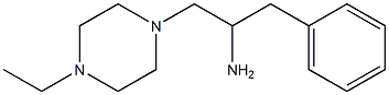 1-(4-ethylpiperazin-1-yl)-3-phenylpropan-2-amine Struktur