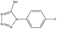 1-(4-fluorophenyl)-1H-1,2,3,4-tetrazole-5-thiol Struktur