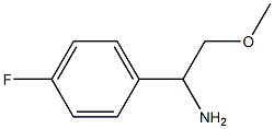 1-(4-fluorophenyl)-2-methoxyethanamine Struktur