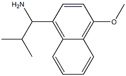 1-(4-methoxynaphthalen-1-yl)-2-methylpropan-1-amine Struktur