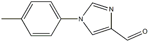 1-(4-methylphenyl)-1H-imidazole-4-carbaldehyde Struktur