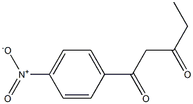 1-(4-nitrophenyl)pentane-1,3-dione Struktur