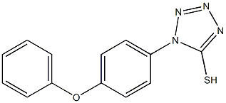 1-(4-phenoxyphenyl)-1H-1,2,3,4-tetrazole-5-thiol Struktur